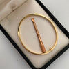 Aro It Sello Oro amarillo 18k +4 / 4,55 Gr / 4,1 mm / 18,5 Cm