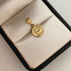 Dije Corona Rx Oro amarillo 18k 0,65 Gr / 10,2 mm / 2 Cm