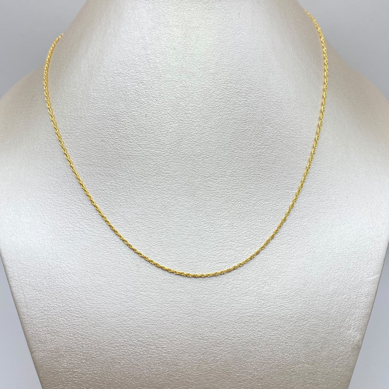 Cadena It Mini Lazo Oro amarillo 18k +1 / 0,85 Gr / 1,1 mm / 40 Cm