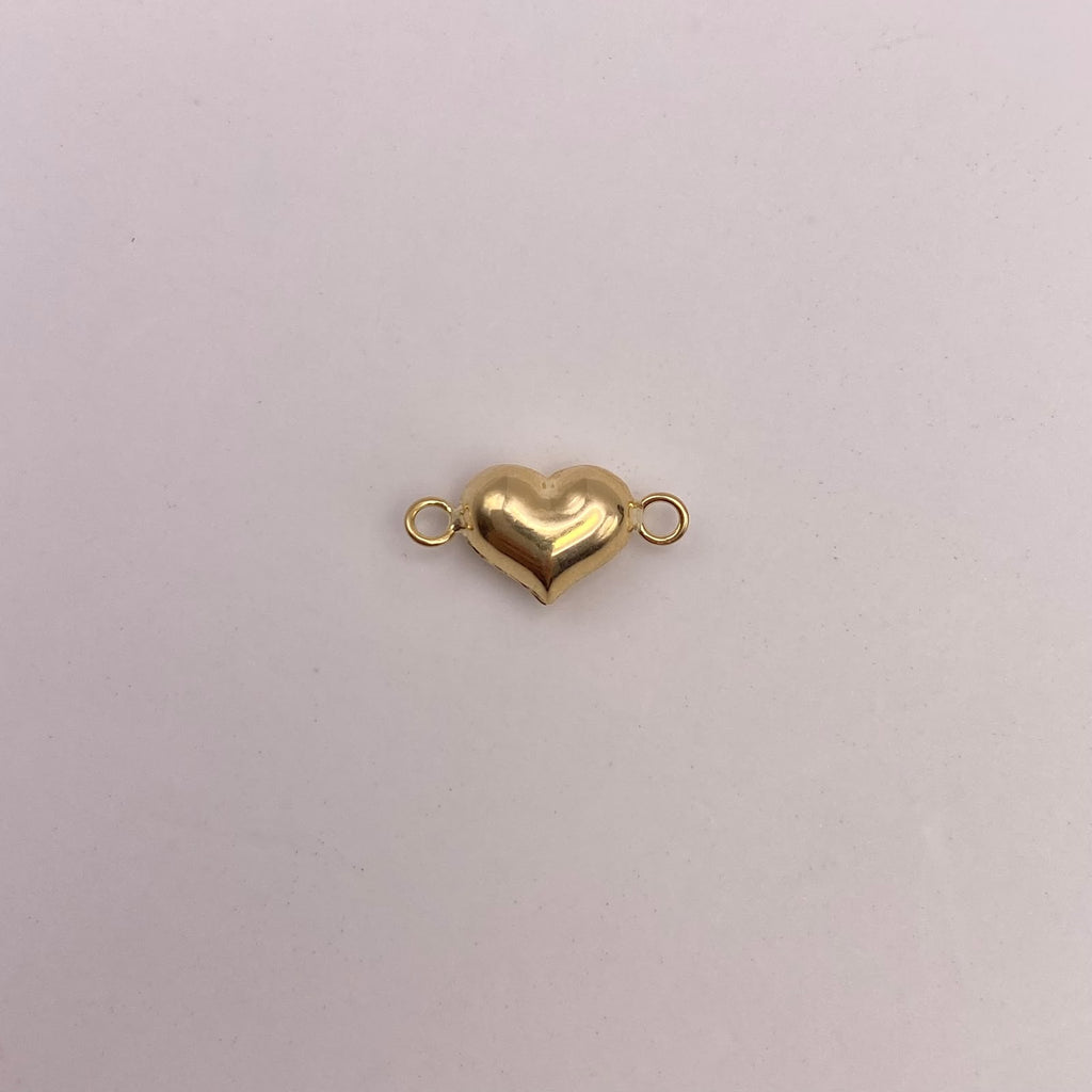 Herraje corazón inflado Oro amarillo 18k 0,35 Gr / 1 Cm