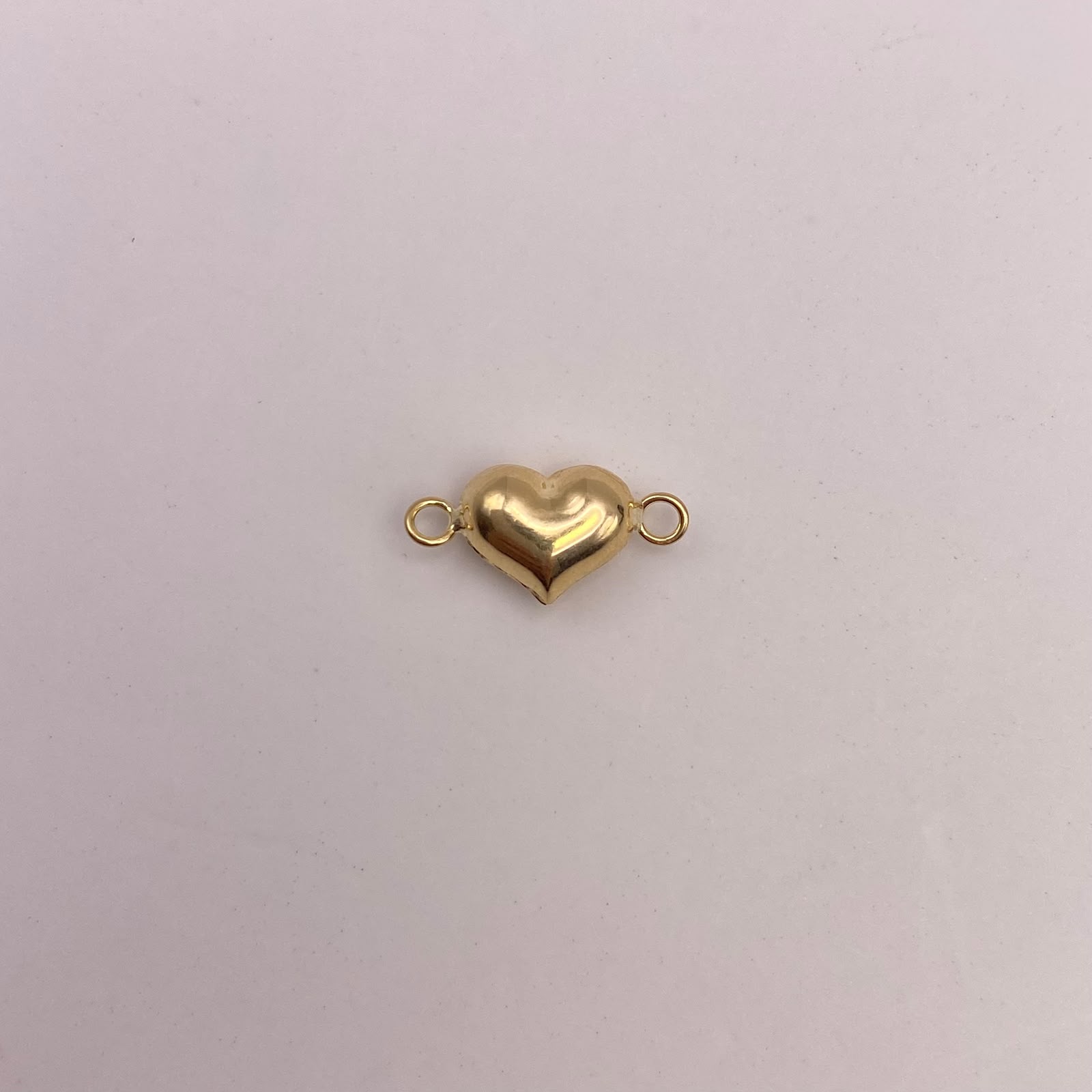Herraje corazón inflado Oro amarillo 18k 0,35 Gr / 1 Cm