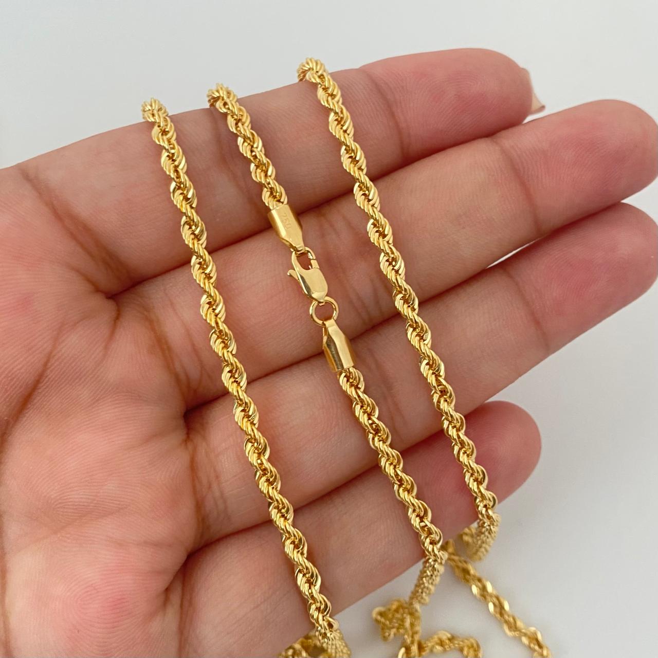 Cadena It lazo Oro amarillo 18k +1 / 7,60 Gr / 3,2 mm / 60 Cm