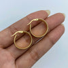 Candonga It lisa Oro amarillo 18k 2,8 Gr / 2 Cm