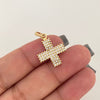 Dije cruz casting Oro amarillo 18k 2,05 Gr / 2,8 Cm