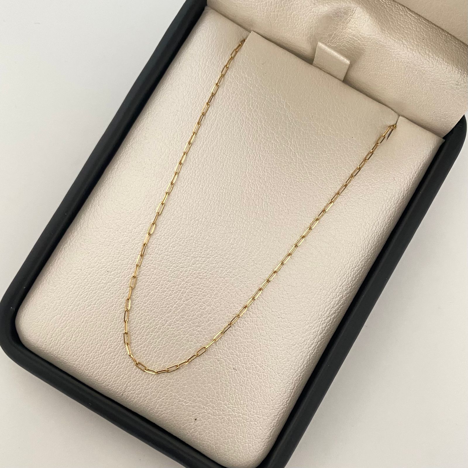 Cadena It mini cajon Oro amarillo 18k +1 / 1,2 Gr / 1,1 mm / 45 Cm