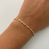 Tobillera Baby Gc Tres oros 18k 3,00 Gr / 3,4 mm / 26,2 Cm Broche 0,30