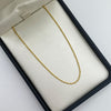 Cadena It Mini Lazo Oro amarillo 18k +1 / 0,85 Gr / 1,1 mm / 40 Cm