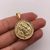 Dije San benito Oro amarillo 18k 4 Gr / 25,4 mm / 3,6 Cm