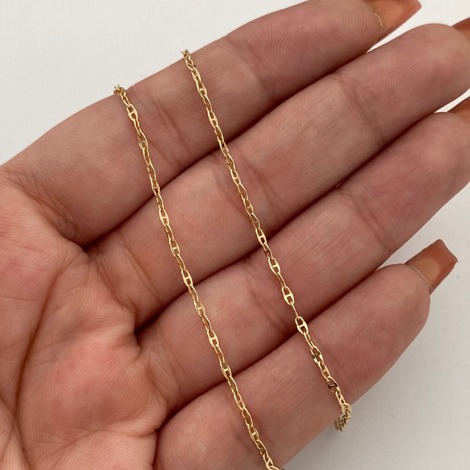 Cadena It escalera Oro amarillo 18k  1,10 Gr / 2 mm / 45 Cm