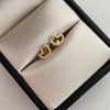 Topos Pajarito silueta casting Oro amarillo 18k 0,7 Gr / 7,9 mm