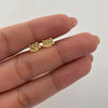Topos Gato silueta Oro amarillo 18k 0,65 Gr / 8,2 mm