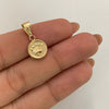 Dije Corona Rx Oro amarillo 18k 0,6 Gr / 10,1 mm / 1,9 Cm