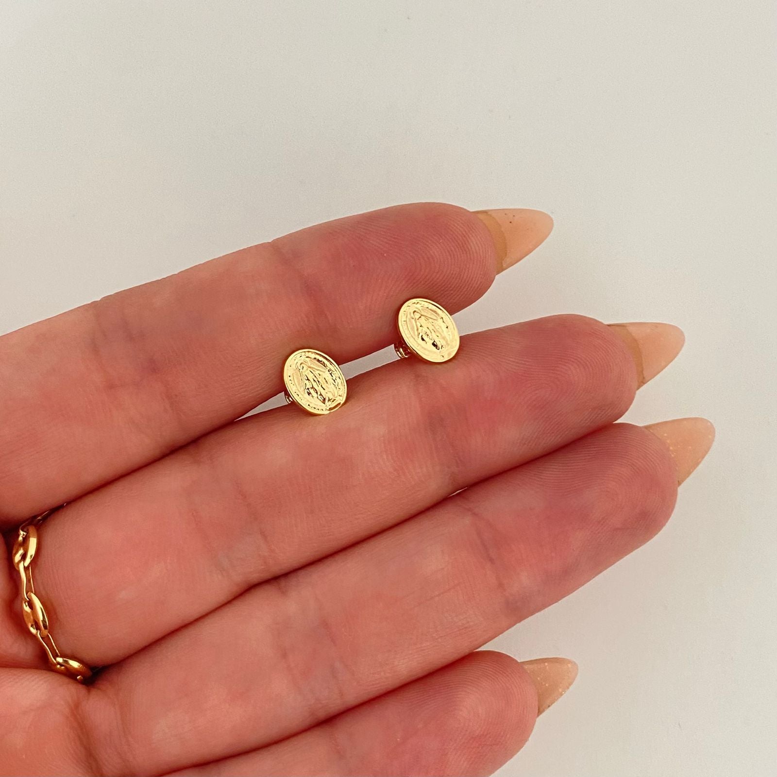 Topos virgen milagrosa  Oro amarillo 18k 0,7 Gr / 6,2 mm