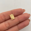 Herraje virgen de guadalupe  Oro amarillo 18k 0,65 Gr / 1,8 Cm