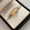 Anillo Corazoncito Diamantado Oro amarillo 18k / Talla 6 1/2 / 1,4 Gr / 3 mm