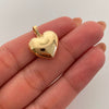 Dije It Corazon Inflado Oro amarillo 18k +6 / 1,2 Gr / 16,5 mm / 2 Cm