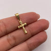 Dije Cruz cristo Oro amarillo 18k 0,56 Gr / 10,1 mm / 2,5 Cm