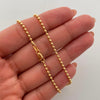 Cadena It Militar Lisa  Oro amarillo 18k +2 / 9,7 Gr / 2 mm / 60 Cm