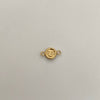 Herraje letra U diamantada Oro amarillo 0,25 Gr / 1,1 Cm