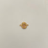 Herraje Virgen Guadalupe Silueta casting Oro amarillo 18k 1,8 Gr / 1,5 Cm