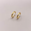 Candonga lisa vs Oro amarillo 18k 2 Gr / 2,3 Cm