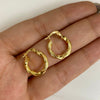 Candonga Entorchada Oro amarillo 18k 1,5 Gr / 1,5 Cm