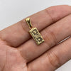 Dije dolar Oro amarillo 18k 0,65 Gr / 6,5 mm / 2,5 Cm