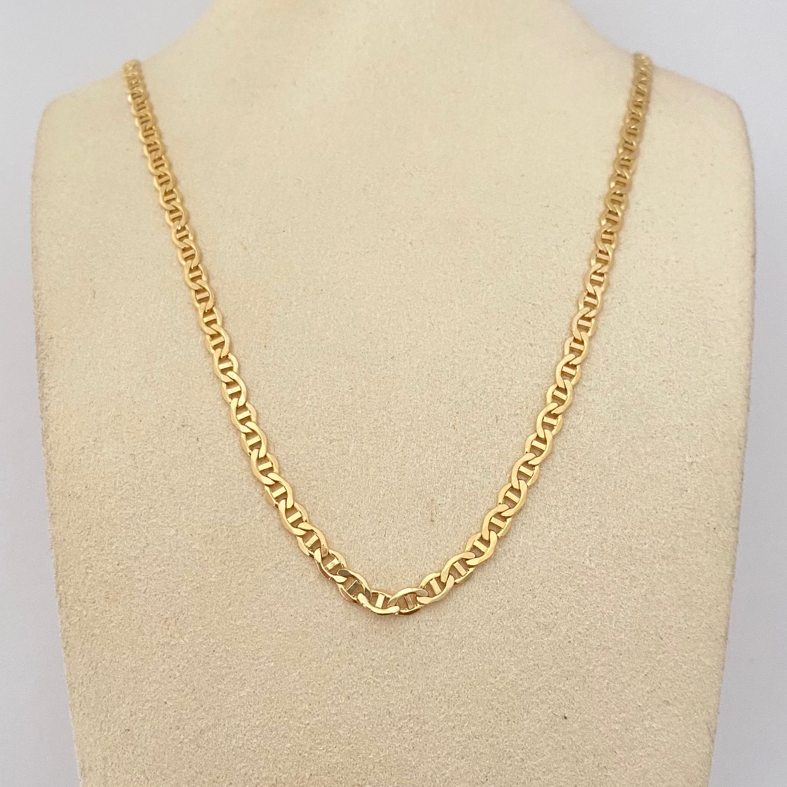 Cadena It escalera plana Oro amarillo 18k 7,25 Gr / 3,46 mm / 60 Cm