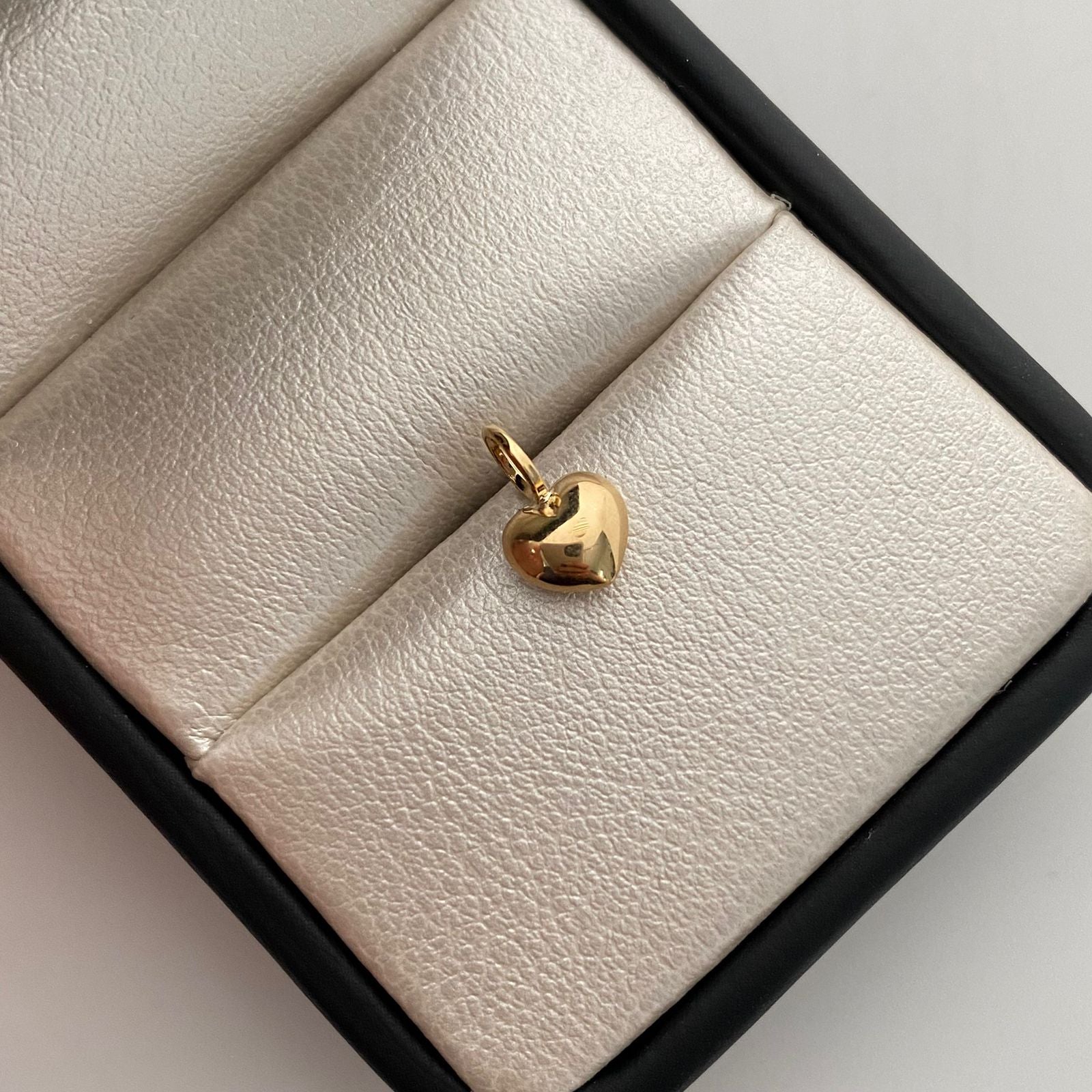 Dije Corazon Inflado Oro amarillo 18k 0,3 Gr / 6,5 mm / 1 Cm