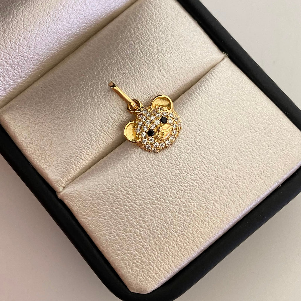 Dije Oso Casting Oro amarillo 18k 1,15 Gr / 12 mm / 1,7 Cm