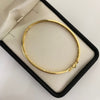 Aro sello con imperfecto  Oro amarillo 18k 11,25 Gr / 4,3 mm / 18 Cm