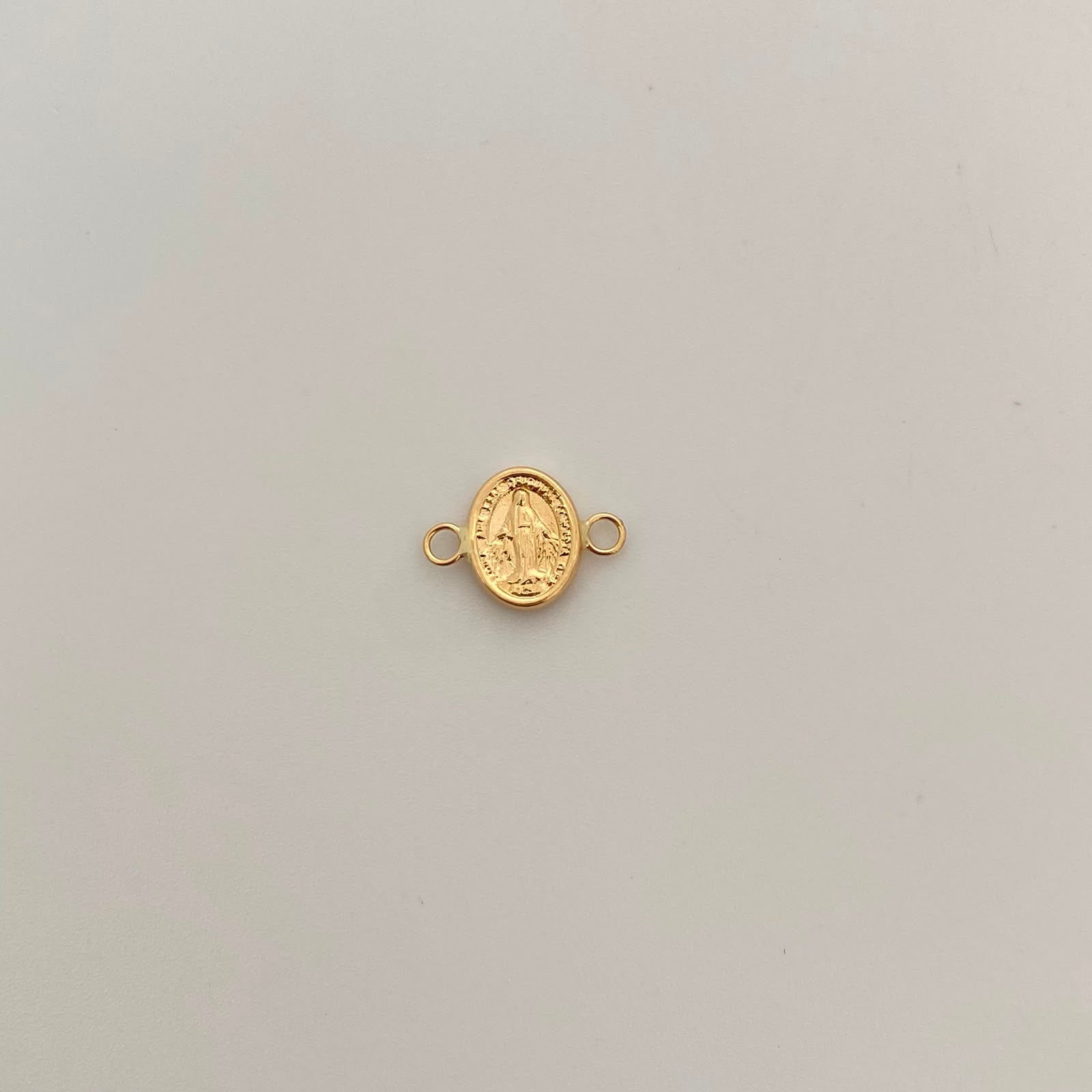 Herraje Virgen Milagrosa Oro amarillo 18k 0,45 Gr / 1,5 Cm