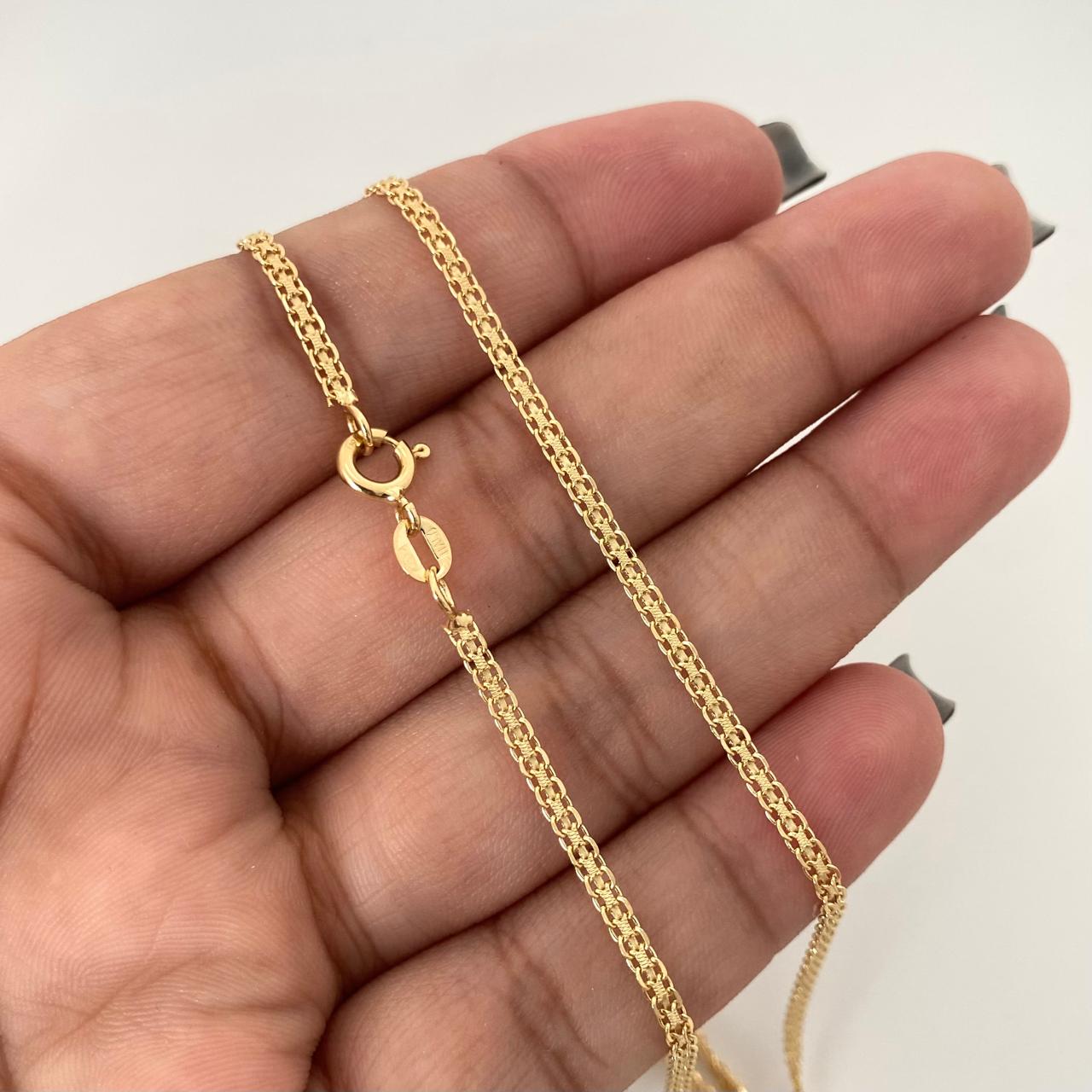 Cadena It china Oro amarillo 18k +1 / 3,35 Gr / 2,2 mm / 50 Cm