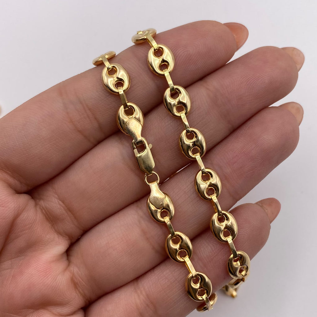 Cadena gc Oro amarillo 18k 13,65 Gr / 6,4 mm / 60 Cm Broche 0,60