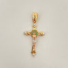 Dije cruz cristo casting en puntas Oro amarillo 18k 3,65 Gr / 4 Cm