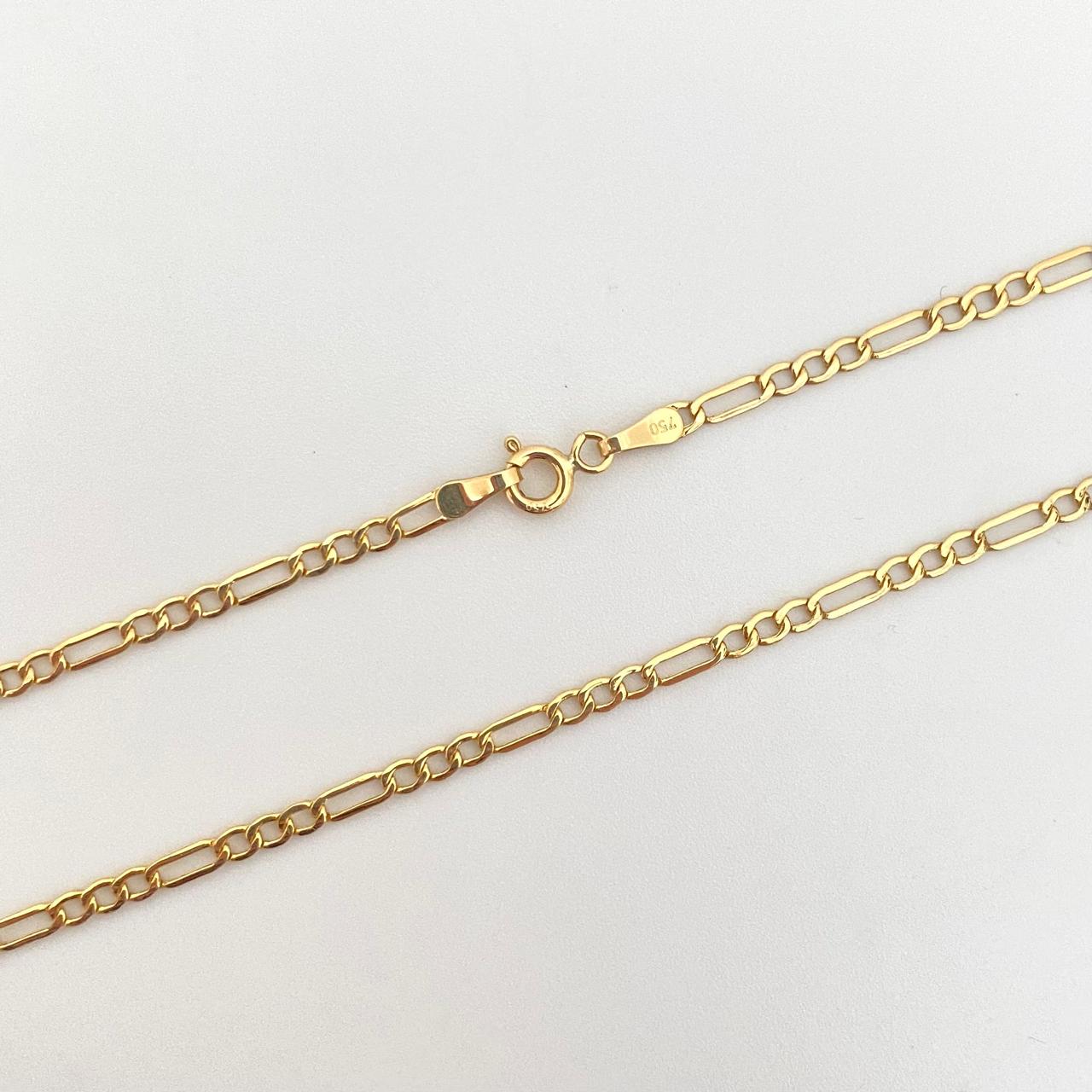 Cadena It 3x1 Oro amarillo 18k 3,1 Gr / 2,4 mm / 60 Cm