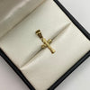 Dije cruz cristo Oro amarillo 18k 0,5 Gr / 10,2 mm / 2,5 Cm