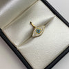 Dije Ojo turco casting Oro amarillo 18k 1,1 Gr / 13,4 mm / 1,4 Cm