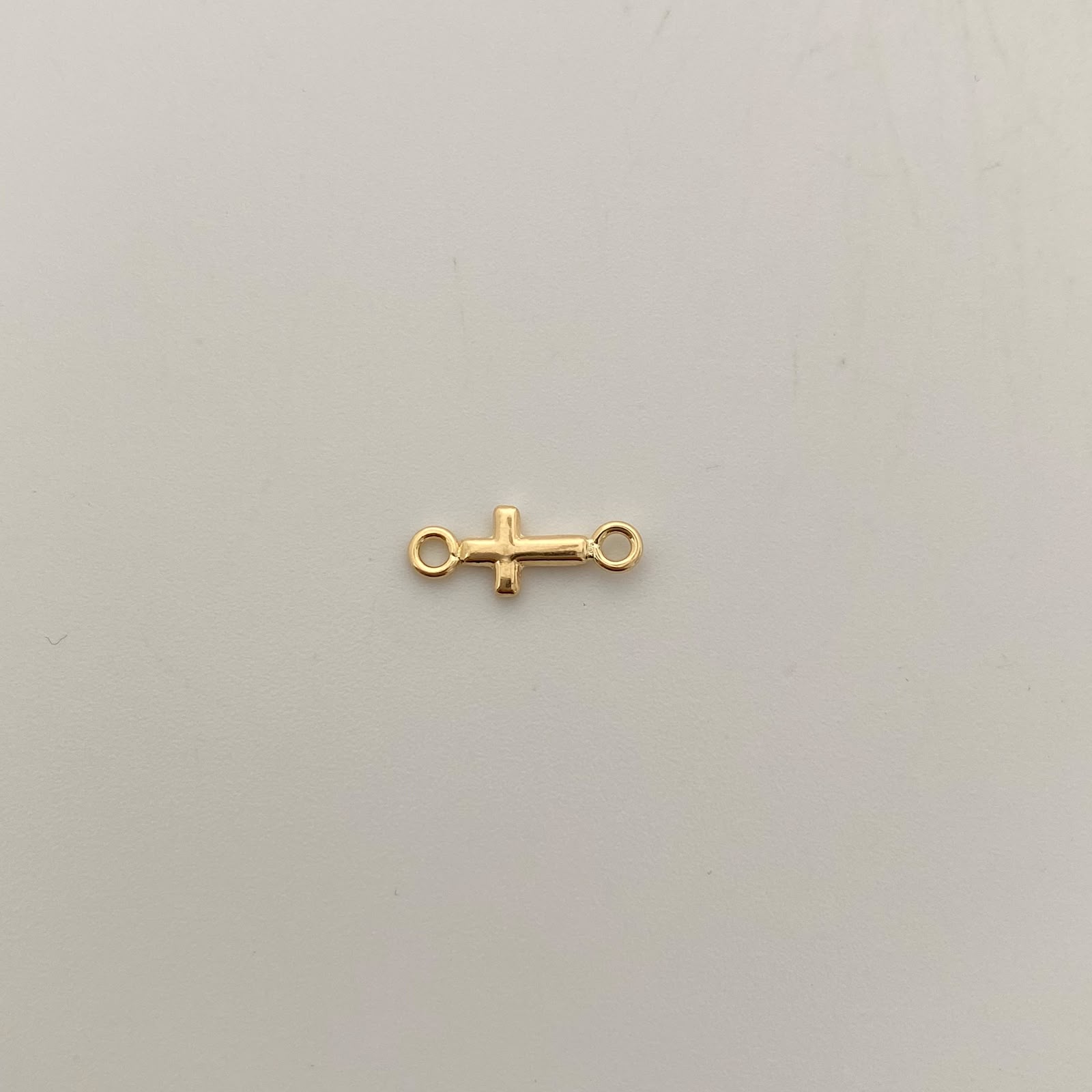 Herraje Cruz Oro amarillo 18k 0,2 Gr / 1,4 Cm