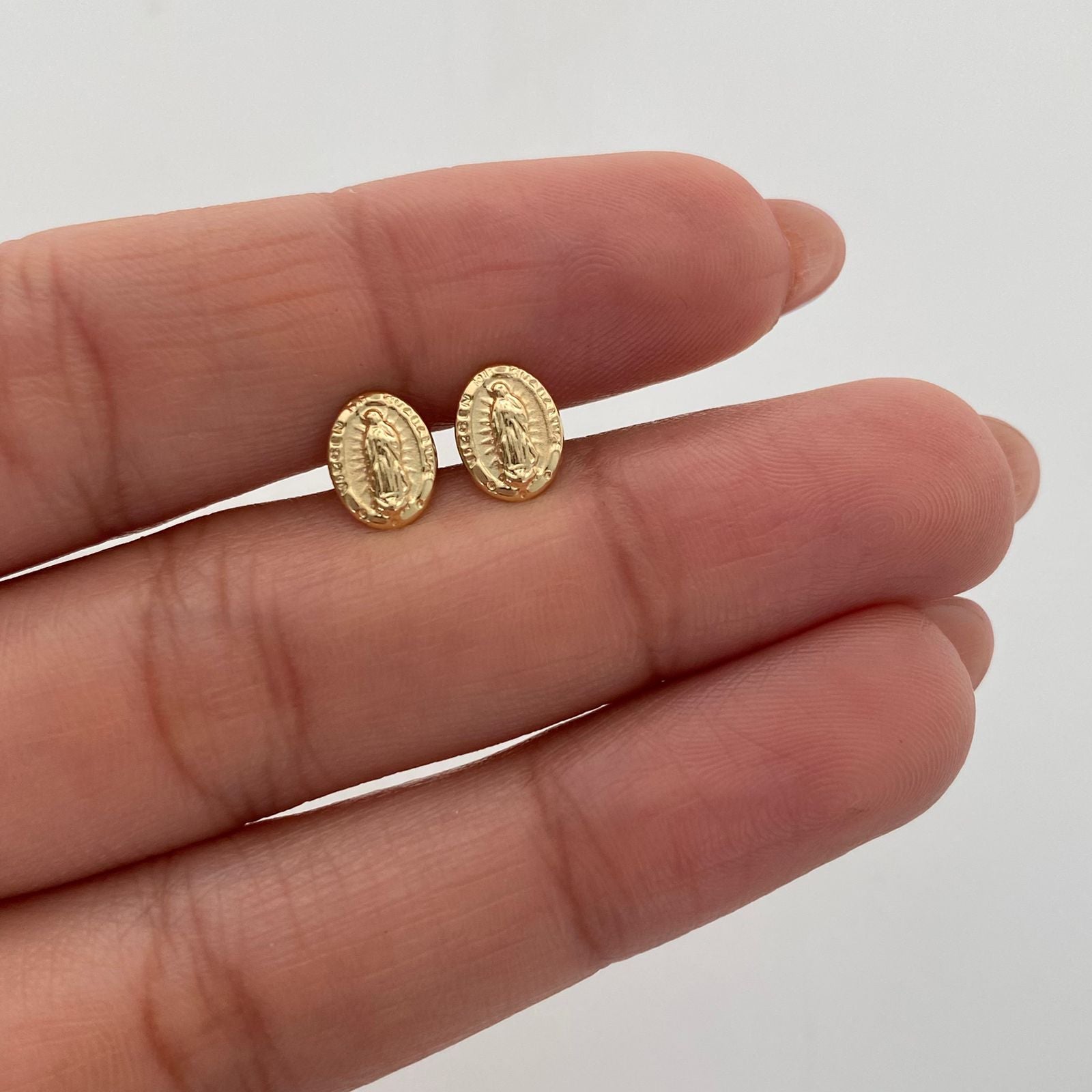 Topos Virgen de Guadalupe Oro amarillo 18k 0,55 Gr / 5 mm