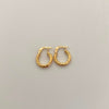 Candonga Entorchada Oro amarillo 18k 1,25 Gr / 1,5 Cm