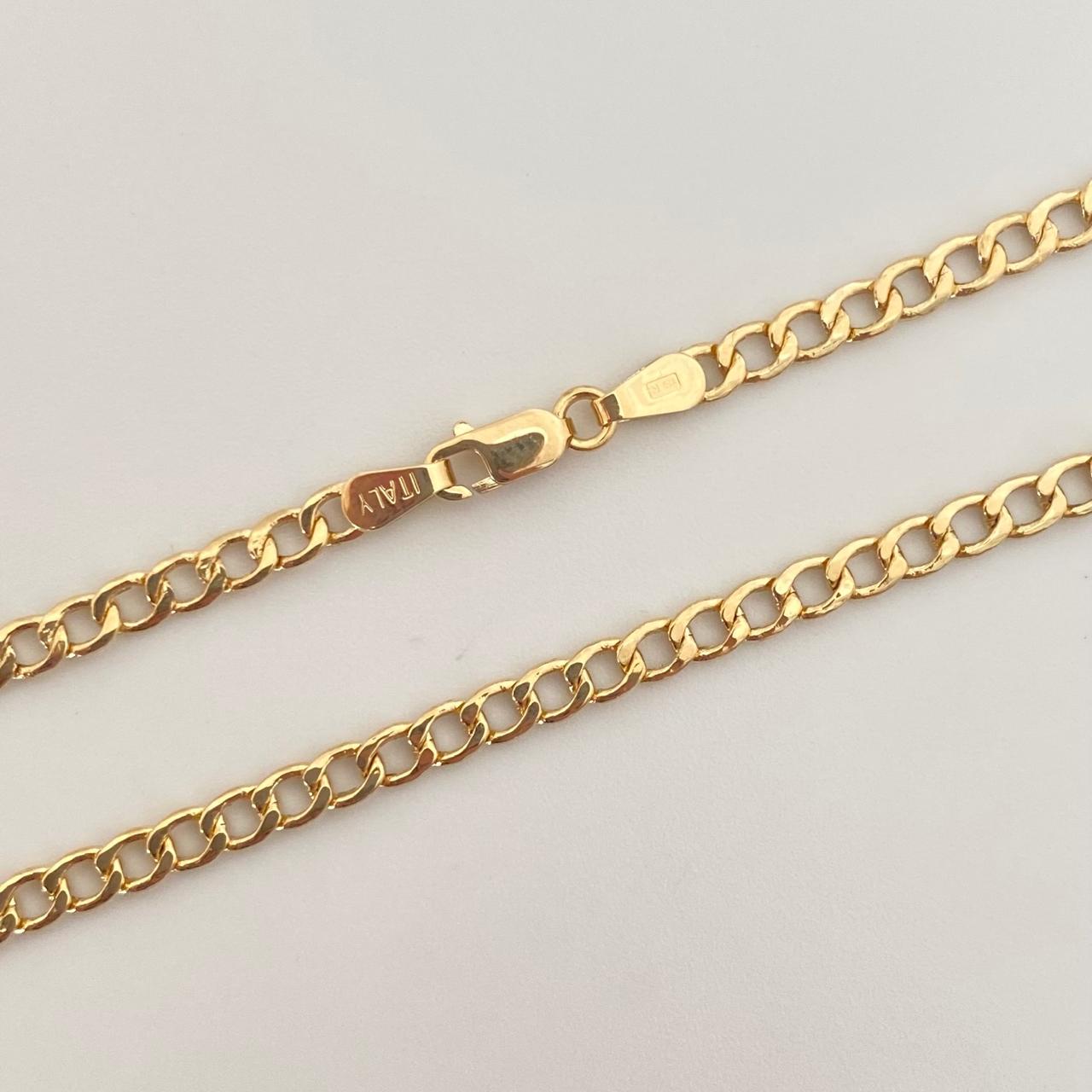 Cadena It cubana Oro amarillo 18k 6,35 Gr / 3,2 mm / 60 Cm