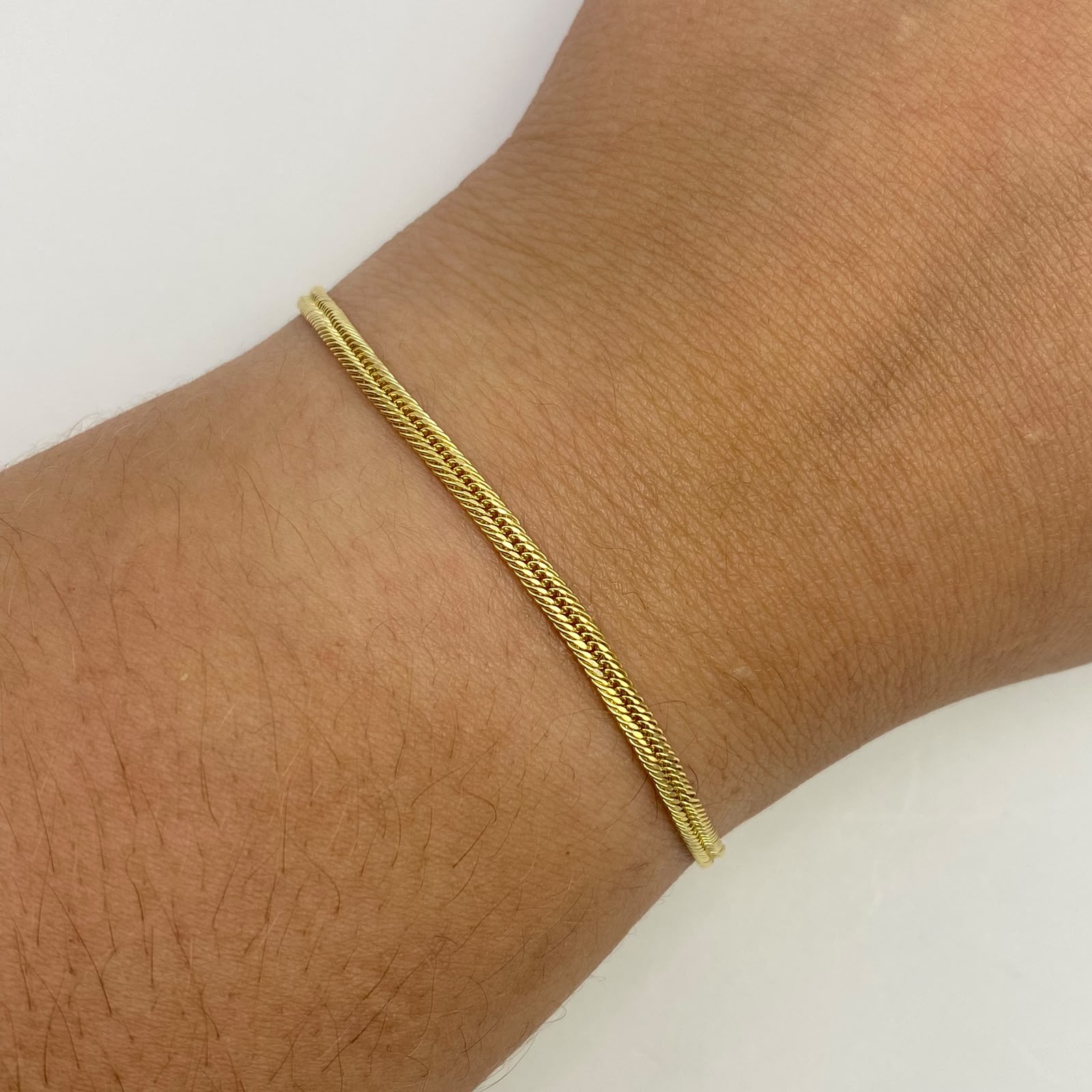 Pulso It Serpiente Oro amarillo 18k +2 / 1,7 Gr / 2,8 mm / 19,1 Cm