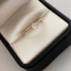 Anillo Solitario Oro amarillo 18k / Talla 8 / 1,15 Gr / 1,3 mm
