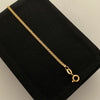 Tobillera It China Oro amarillo 18k +1 / 2,55 Gr / 2,2 mm / 25,2 Cm