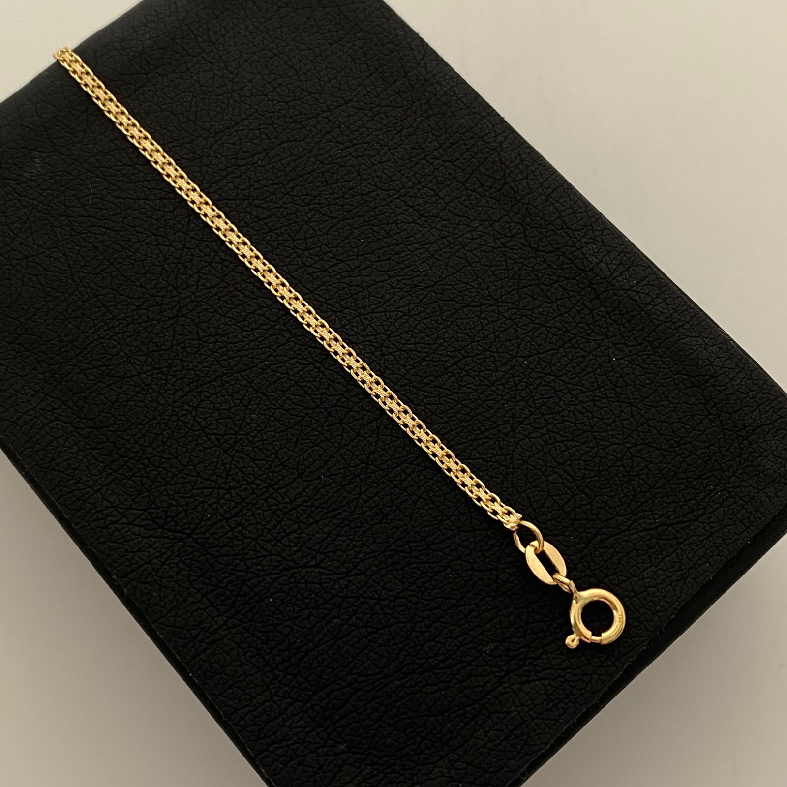 Tobillera It China Oro amarillo 18k +1 / 2,55 Gr / 2,2 mm / 25,2 Cm