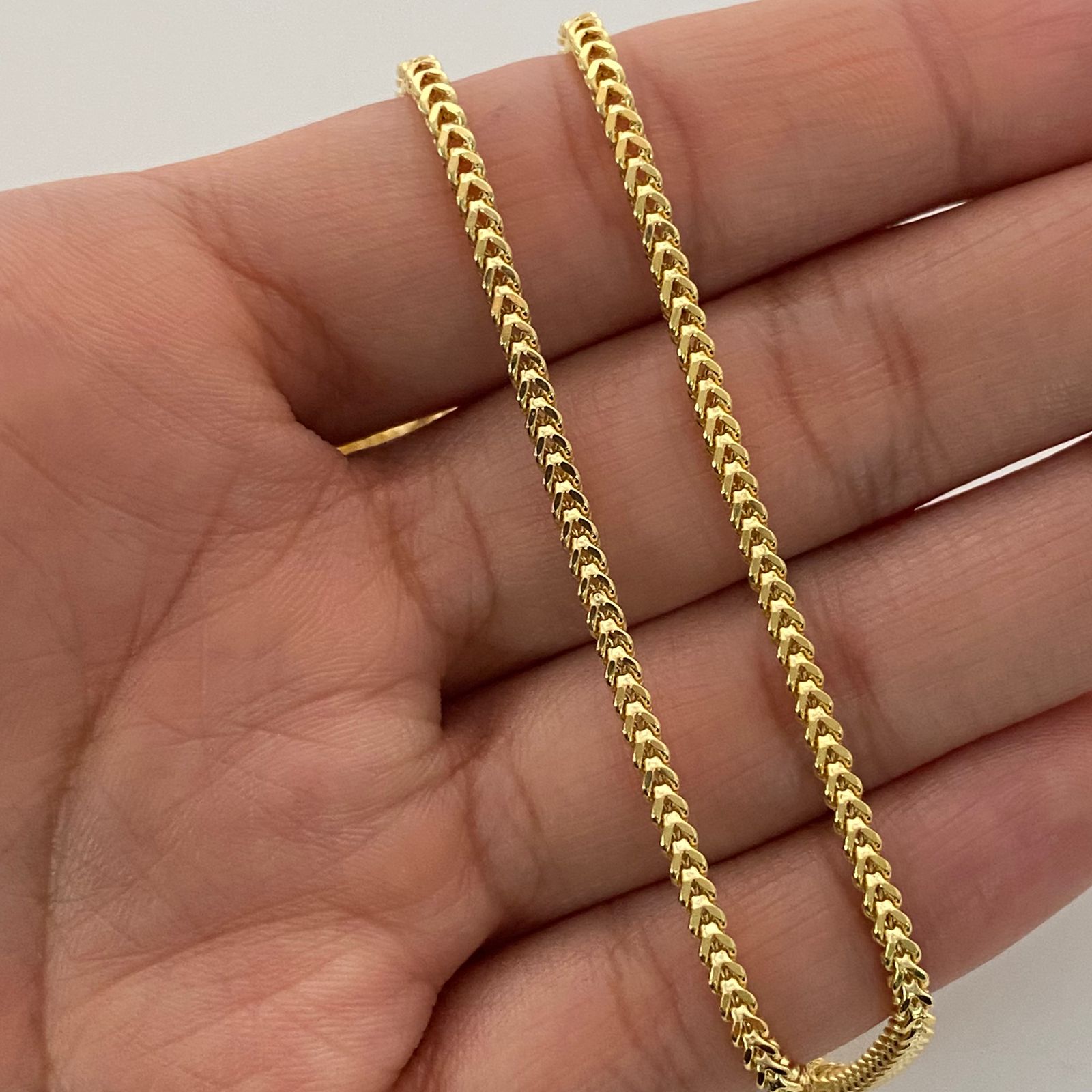 Cadena It Franco Oro amarillo 18k +1 / 7,55 Gr / 2,3 mm / 50 Cm