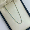 Pulso It tennis azul cielo Oro amarillo 18k 1,85 Gr / 1,6 mm / 18 Cm