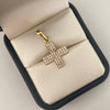 Dije cruz casting Oro amarillo 18k 2,05 Gr / 2,8 Cm