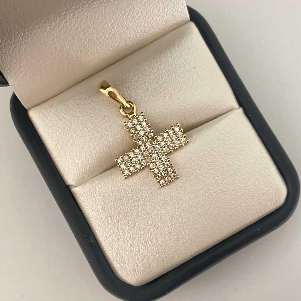 Dije cruz casting Oro amarillo 18k 2,05 Gr / 2,8 Cm